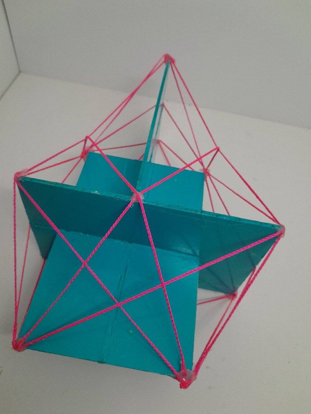 sculpture from Geometry and cord